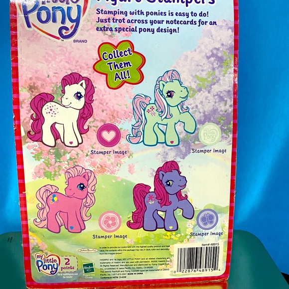 MY LITTLE PONY NWT VTG 2005 PONY FIGURE STAMPERS, INK, STICKERS & NOTECARDS - Picture 9 of 16